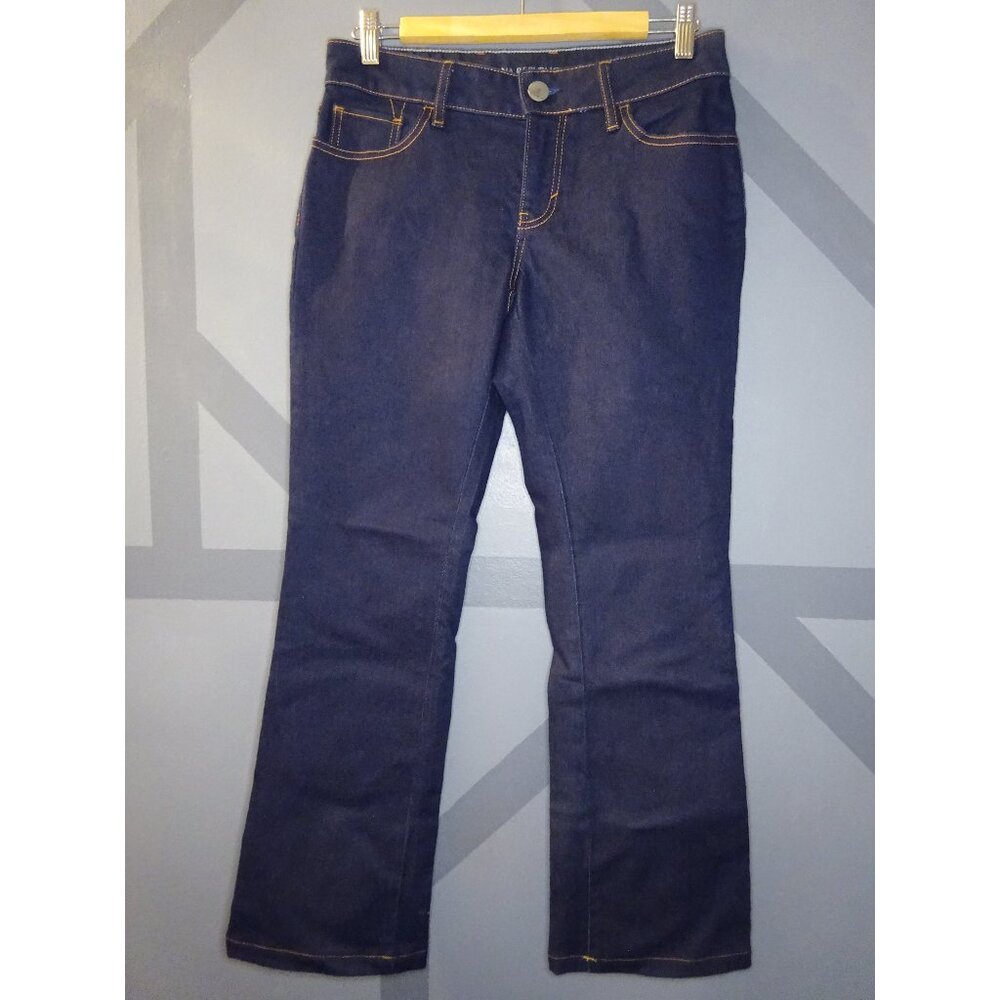 Banana Republic dark denim jeans, boot cut
